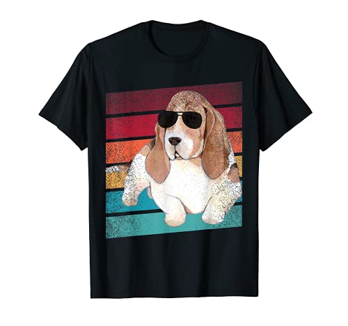 Basset Hound Dog Funny Mom Dad Ropa Regalo Camiseta