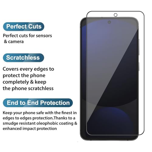 Image of POPIO Military-Grade Gorilla Tempered Glass For Samsung Galaxy M35 | 9H Hardness, Edge-to-Edge, Bubble-Free