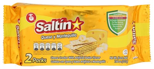 Saltine Crackers Cheese Butter 7.93 oz (Pack of 12)