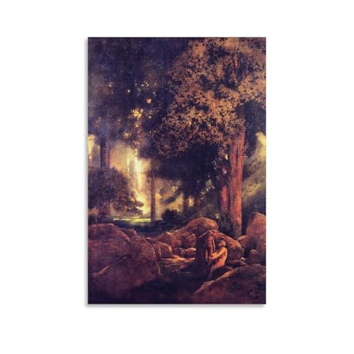 Maxfield Parrish The Chimera Poster Mural d'Art aux Détails Sublimés