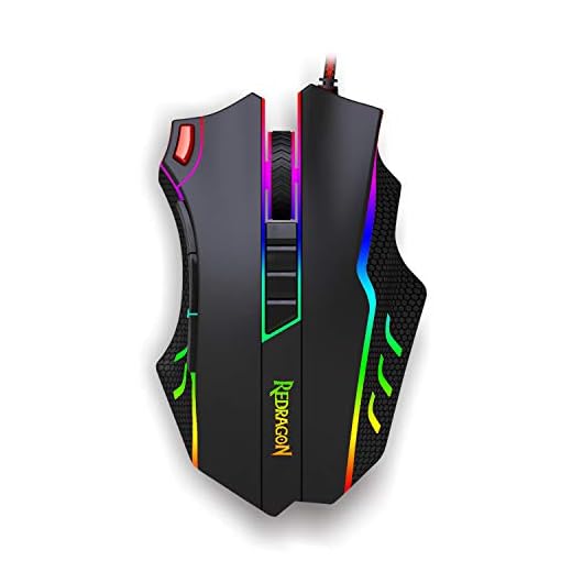 Redragon MOUSE TITANOBOA2 M802-RGB-1, Modelo: 6950376705419, Cor: Preto