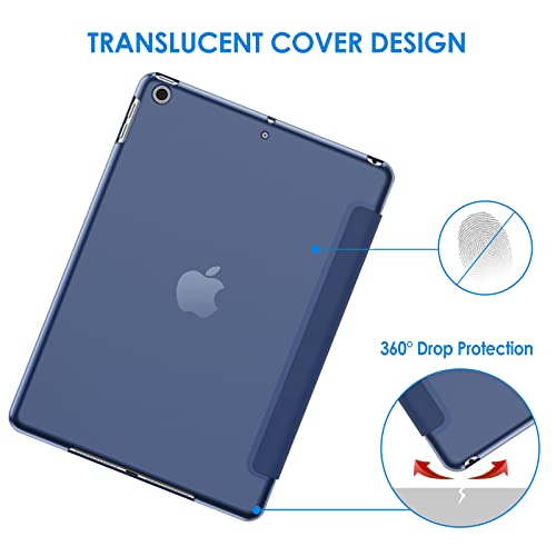 Image of JETech Case for iPad (9.7-Inch, 2018 /2017 Model, 6th /5th Generation), Smart Cover Auto Wake /Sleep (Deep Navy)