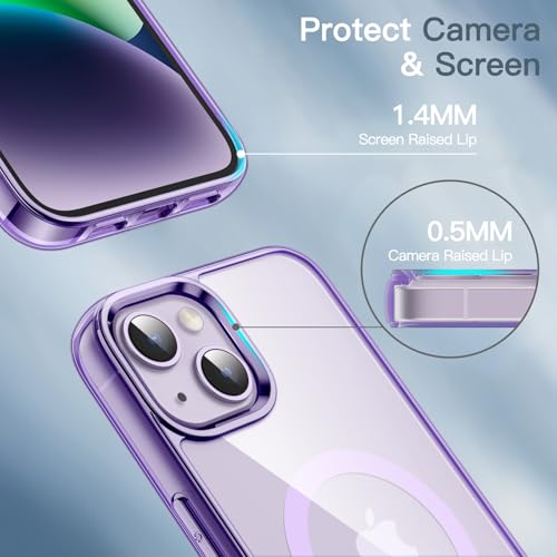 Image of JETech Magnetic Case for iPhone 14, Deep Purple