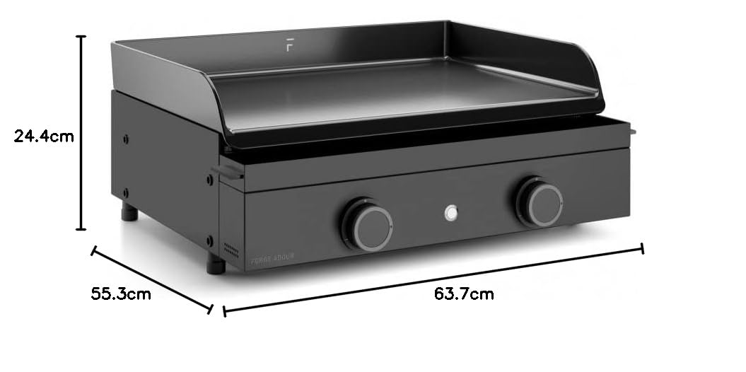 Forge Adour G60A 5600 W Gas Da Tavolo Acciaio Inossidabile