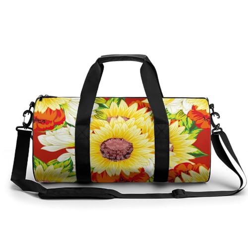 Sac de sport fleurs abstraites pour vos week-ends et randonnées