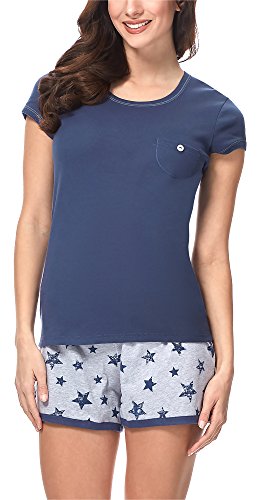 Moda Italiana IF Pantalones de Pijama Cortos de Algodón | Conjunto para Andar por casa para el Verano Regalar | Modelo 2021 Cover