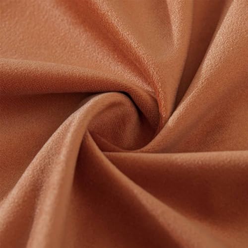Image of JUSPURBET 16x16 Decorative Velvet Throw Pillow Covers Set of 2,Burnt Orange | Modern Soft Cushion Covers Cases with Hidden Zipper for Couch Sofa Bed Living Room Bedroom Halloween Decor