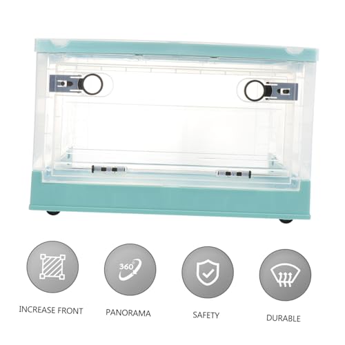 Maison en plastique bleu pliable pour hamster et herisson - 7
