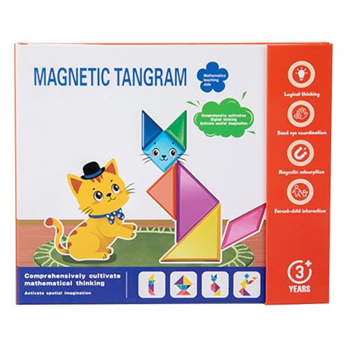 Ranley Patrones para Niños,Actividades de Aprendizaje Magnético | Rompecabezas de Formas Geométricas,para Niños 3 Años Escuela Infantil Casa Aula Matemáticas