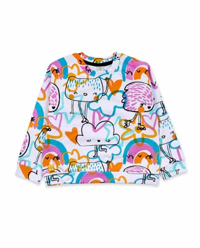 Sweat-shirt à capuche fille Tuc Tuc blanc chaud contre le vent doux