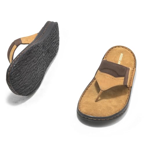 Image of Woodland Men's Leather Slippers