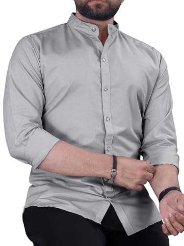 Image of Noble Monk Men's Pure Cotton Regular Fit Formal Shirt |Full Sleeve Men's Shirt