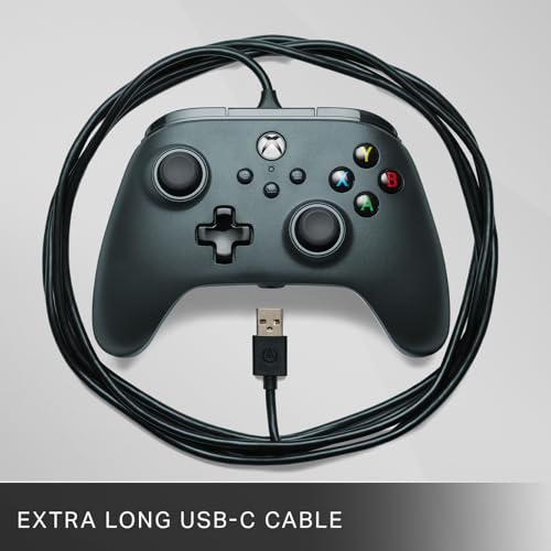 PowerA Wired Controller for Xbox Series X|S - Black, gamepad, wired video game controller, gaming controller, works with Xbox One and Windows 10/11 by PowerA - Image 6