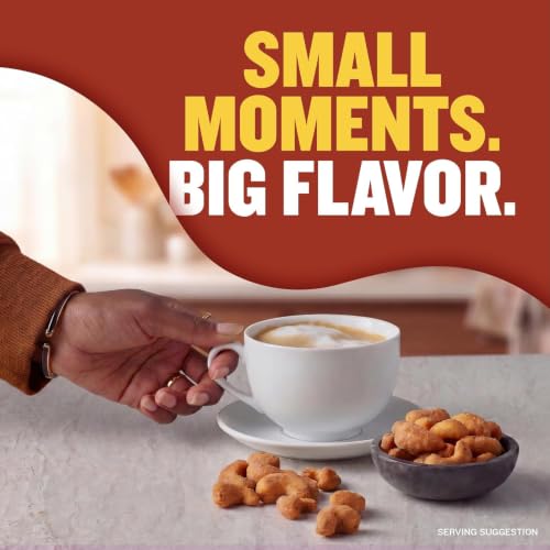 Image of PLANTERS Cashews Cinnamon & Brown Sugar and Rosemary & Sea Salt- Trail Mix Snack Packs, Snack Pack, Party Trail Mix, 10 Oz, 2 Bags (5 Oz Per Flavor)