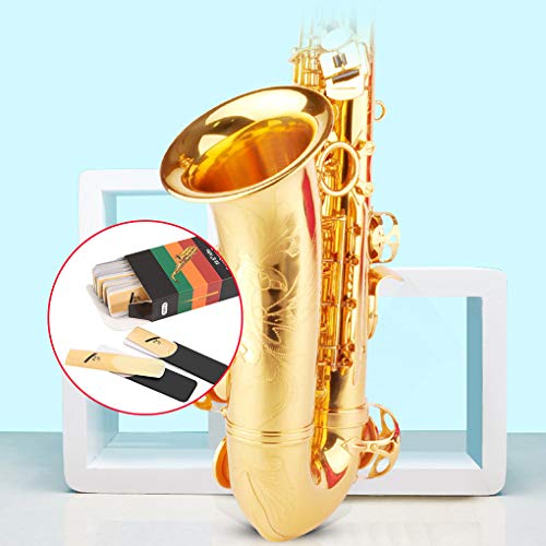image for DIYOO 10pcs Bb Tone Soprano Saxophone Reed Bb Soprano Reed Sax Reed Ki