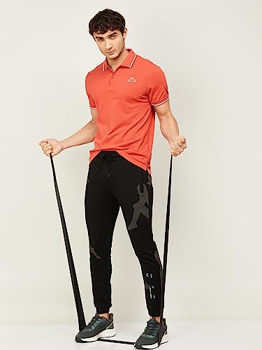 Image of Kappa Men Cotton Regular Fit Solid T Shirt