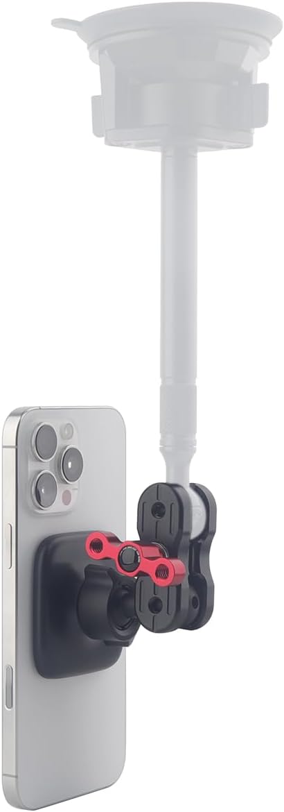 20mm Ball Socket Arm with Magnetic Phone Holder for Magsafe & All Smartphones Compatible with Bulletpoint Mounting Solutions | Heavy-Duty Aluminum Arm