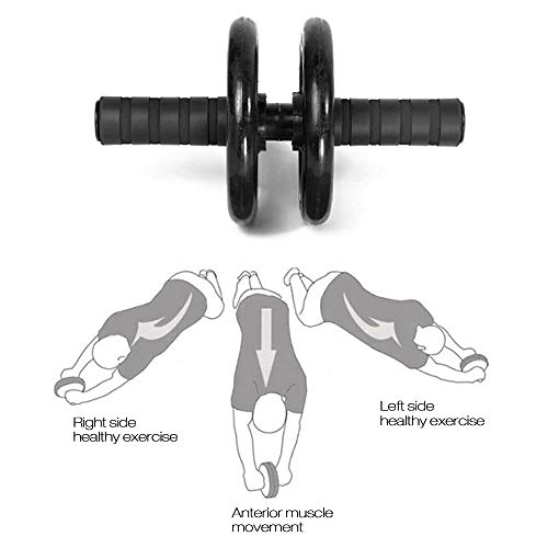 Honorall Roda de rolo de Abdomina de fitness para Abdominas Workout Abdomina Roller Exercise Equipme