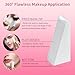 Fauxomor 108 Pcs New Makeup Sponges Wedges for Face Foundation, Latex-Free Triangle Cosmetic Make Up Sponge for Flawless Application and Blending, Beauty Blender for All Skin Types with Two Pouches