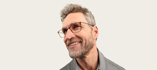 Miniatura 4 de NOOZ Lentes de lectura ópticos, forma rectangular, lectores de aumento para hombres y mujeres, modelo Bao Essential Collection