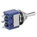 Interruptor de palanca de 3 posiciones, ON-OFF-ON Mini interruptor de palanca SPDT...
