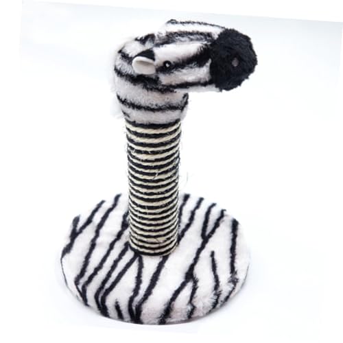 BESPORTBLE 2 postes rascadores para gatos con diseño elefante y cebra miniatura 7