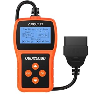 AUTOUTLET – AUTOUTLET OBD2 Diagnosegerät, Auto OBD2 Scanner Codeleser OB
