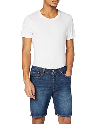 Levi's 501 Hemmed Shorts de Mezclilla, Roast Beef LTWT Short, 32 para Hombre