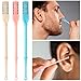 Isslly 6PCS Double Sided Nose Hair Cutters, 360 Degree Nose Hair Remover Tool, 2-in-1 Nasal Hair Trimmer for Men Women (Creamy White, Blue, Pink)