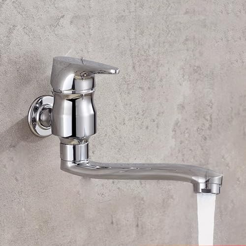 Robinet mural 360° pliable gain de place pour nettoyer votre évier de cuisine