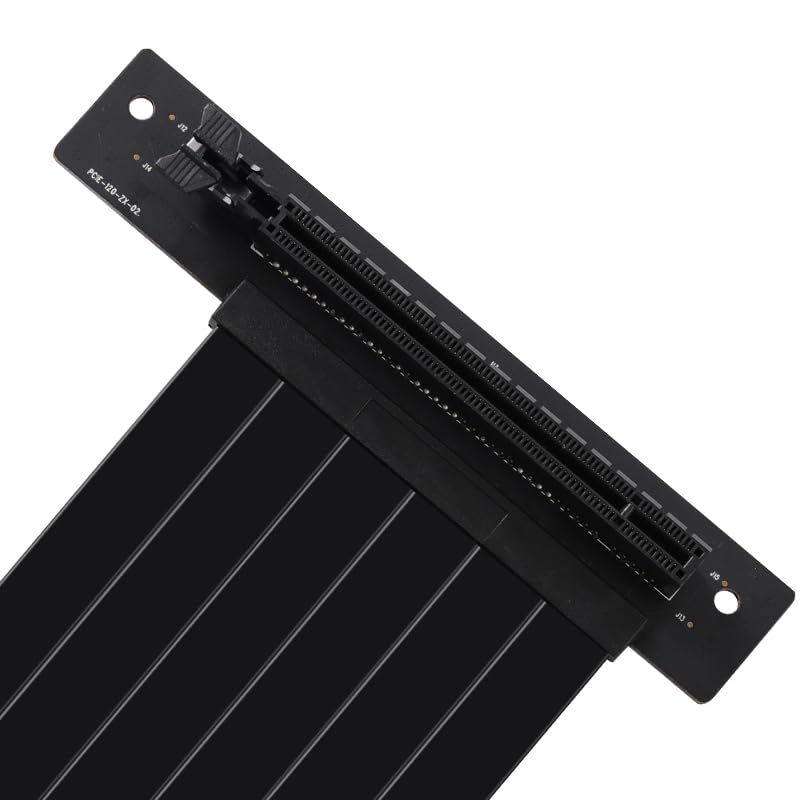 Cable extensor flexible PCI-E 3.0 X16 con blindaje EMI de 90 grados 5