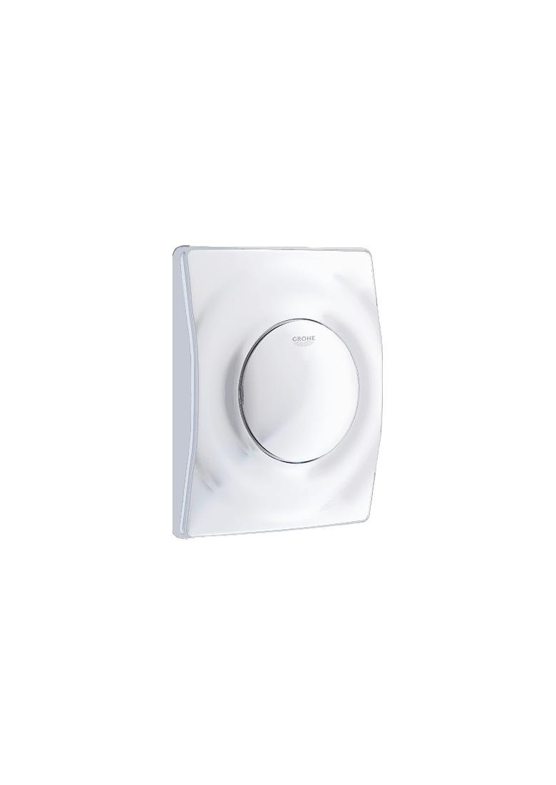 Grohe Silver Surf Flush Plate Alpine White 37018Sh0
