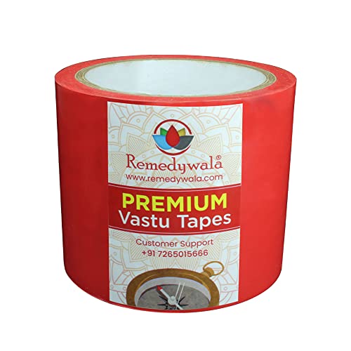 Image of REMEDYWALA Vastu Red Color Floor Tape (3.25 Inch Wide) (20 Meter long)