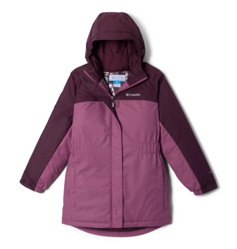 Columbia Youth Mädchen Hikebound 2 Lange Isolierte Jacke Winterjacke, Antik Mauve/Moonvista, L – Ansicht 1