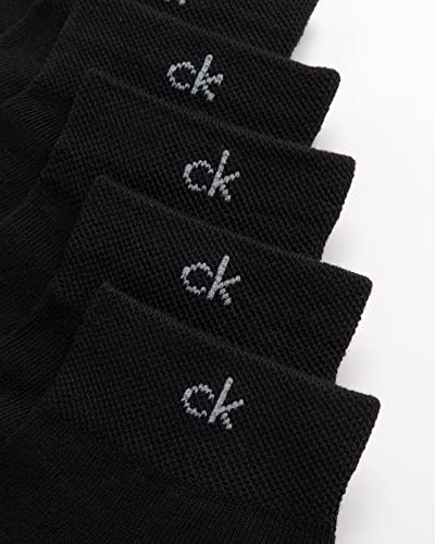 Image of Calvin Klein Quarter Socks for Women - 6 Pack Cushioned Ankle Socks - Quarter Cut, Breathable, Lightweight, Athletic Design