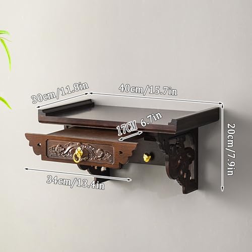 Table d'autel bouddhiste murale meuble de méditation pour maison