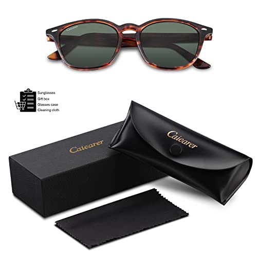 Polarized Square Style Sunglasses Acetate Full Frame For Men Women Full Rimmed UV400 Protection4