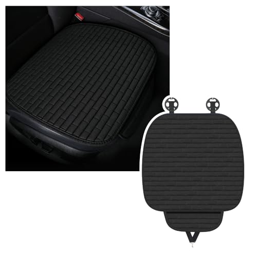 Car Seat Covers Front Seats Non-Slip & Breathable Car Front Seat Cover with Lattice Design Universal Bottom Seats Covers for Cars with Storage Pockets Cars Interior Accessories (Front Seat Cover)