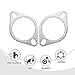 2 PCS Car Exhaust Gasket,2.5