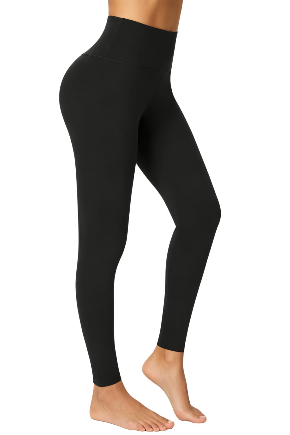 Sport Leggings Damen High Waist mit Innentasche -Blickdicht Leggins Sporthose Laufhose für Yoga Gym