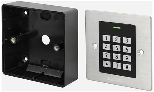 Sygonix SY-6097866 Code-Tastatur mit RFID Unterputz 12 V/DC, 18 V/DC IP66