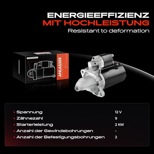 Démarreur haute performance compatible Range Rover I aux normes de rechange - 4