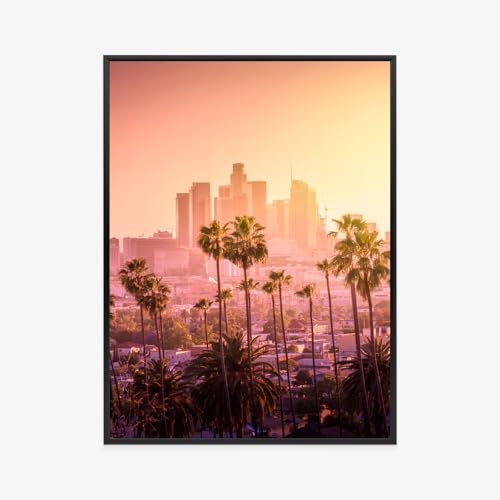 Poster de Los Angeles au soleil couchant pour la décoration du salon et chambre