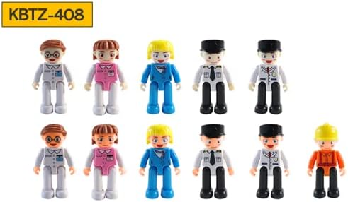 MW BLOCKS Army Soldiers Playset with Weapon Accessories Team Building Block Toy Navy Military Men Action Figure for Adults Kids Boys Girls - 10 Miniture Figures