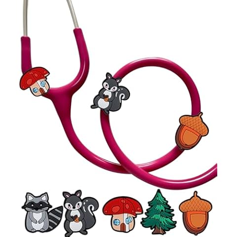 Plifal Cute Squirrel Stethoscope Charms Cover