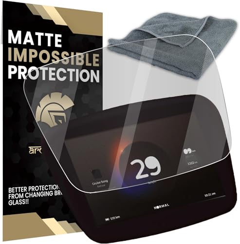 Image of ArmourPro Matte Screen Protector Compatible with Ola S1 /Ola S1 Pro / S1 Air Electric Scooter, Anti-Glare Full Display Guard with Microfiber Cleaning Cloth 40x40 cm, Scratch Resistant Protection