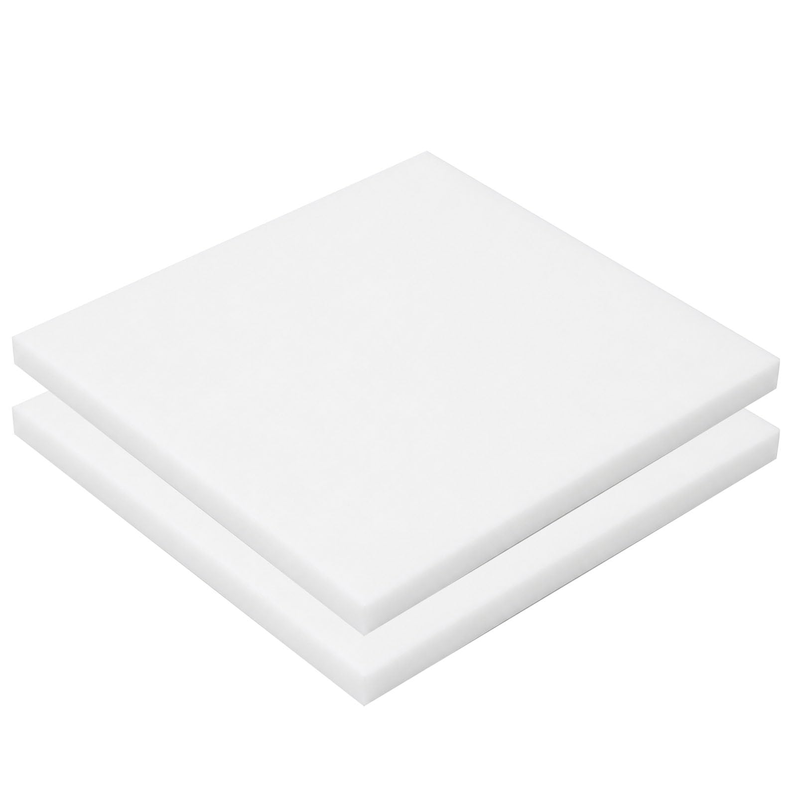 WANG TII DOO White POM Sheet 200mm x 200mm, 2-4mm Thick Acetal Copolymer Sheet for Gears, Bushings, Prototype Making and Components,200x200x2mm