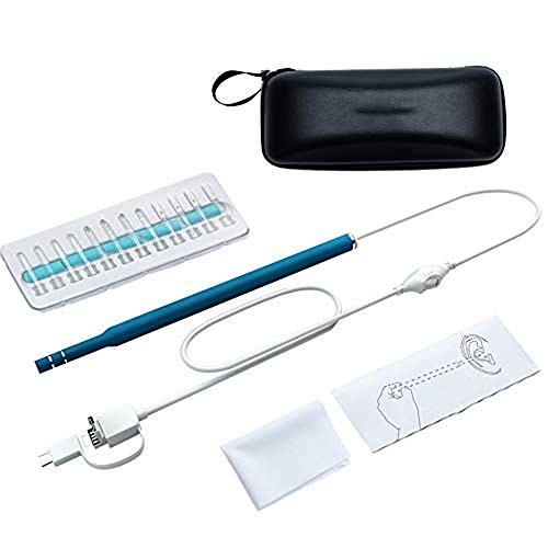 Visueller Ohrentferner Ohrreinigungsendoskop Visueller Ohrlöffel 5,5 mm 3-in-1-Ohrgrab-Otoskop-Endoskop-Werkzeug