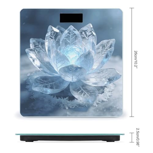 Báscula digital Frost Lotus con luz y sensores precisos miniatura 2