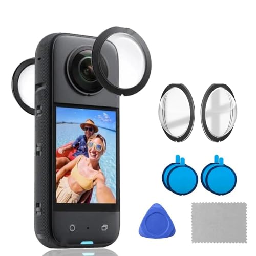 Image of Insta 360 One X3 X4 X2 Lens Guard Protection Cover Cage Plastic case with All Accessories with Action Camera Shock Proof and Water Proof Battery Charger vlog vlogging (X3 Lens)